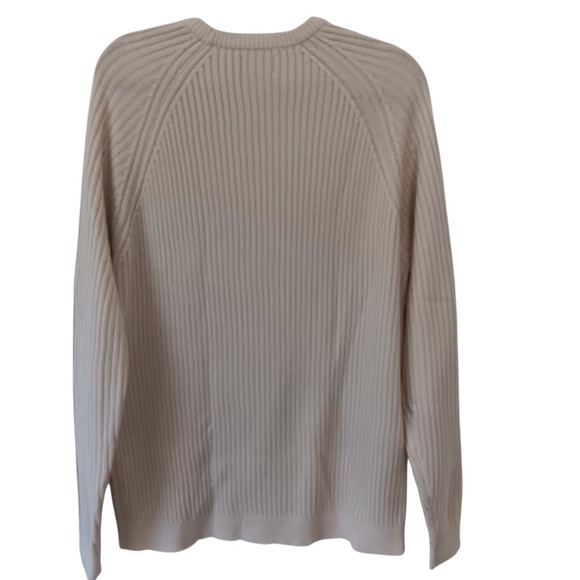 ASOS Design Beige Sweater Men L Long Sleeve Round Neck‎ Lightweight - Picture 2 of 10